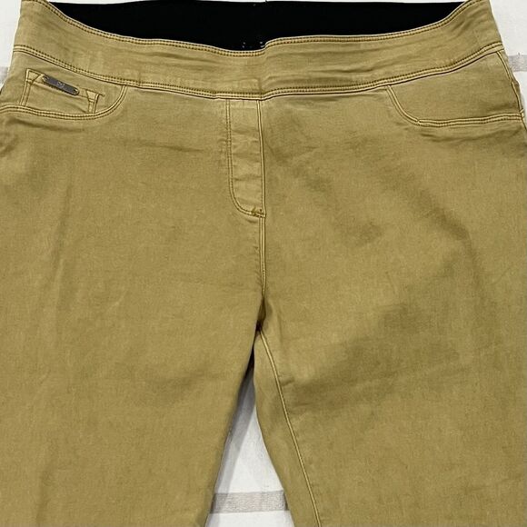 Coco + Carmen Jeans OMG Skinny Leg High Rise Stretch Denim Mustard Womens Large - Picture 2 of 10